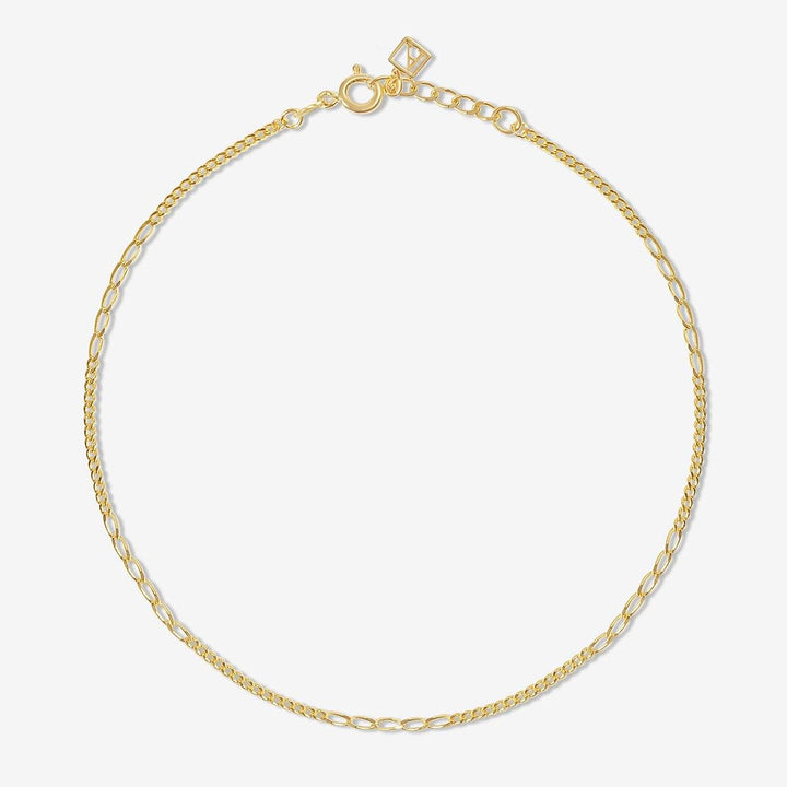 Koda ornate curb chain anklet