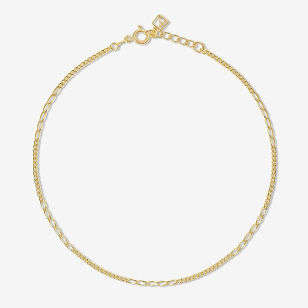 Koda ornate curb chain anklet