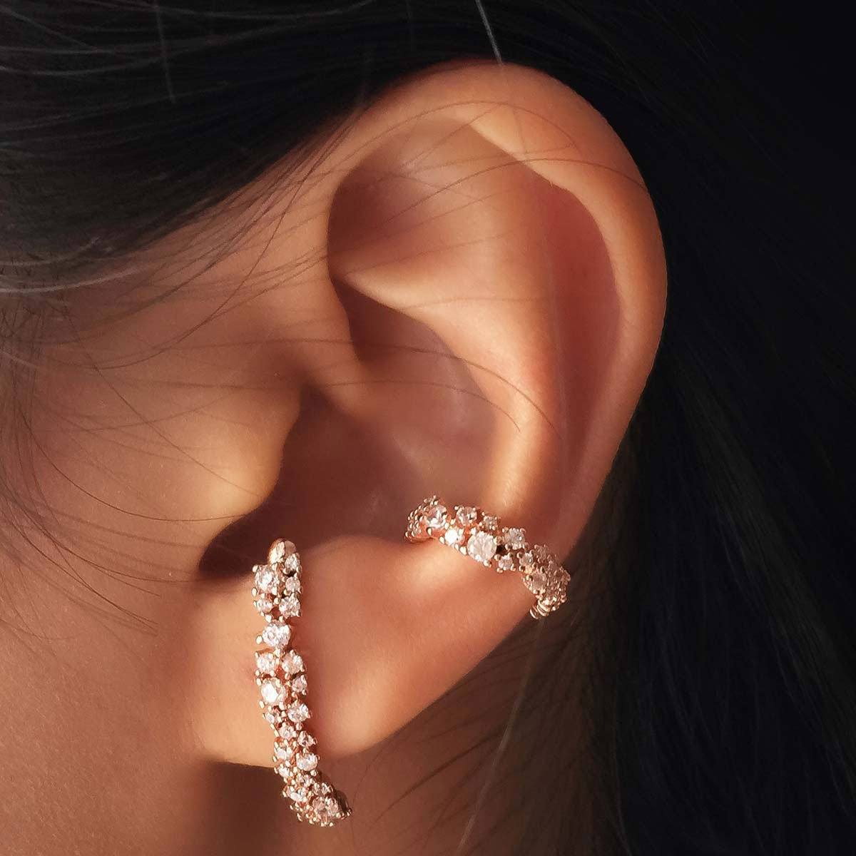 Gold Kree Ear Cuff Set