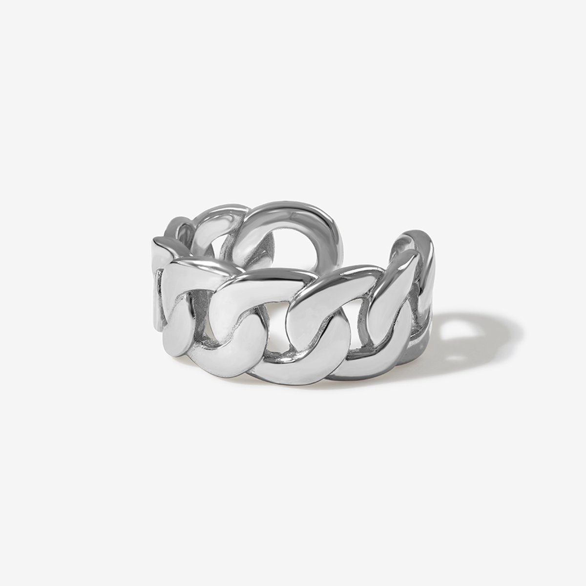 Curb Chain Ring Sterling / Bold / Preorder*