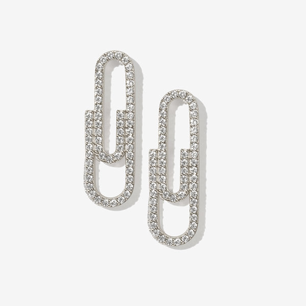 Larry paperclip earrings