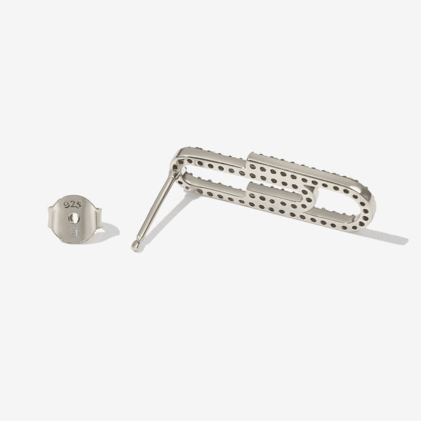 Larry paperclip earrings