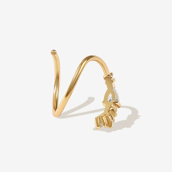 Lester twist earrings