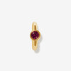 Lono birthstone huggie