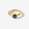 Lono birthstone huggie
