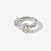 Lono birthstone huggie
