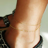 Mack snake chain anklet
