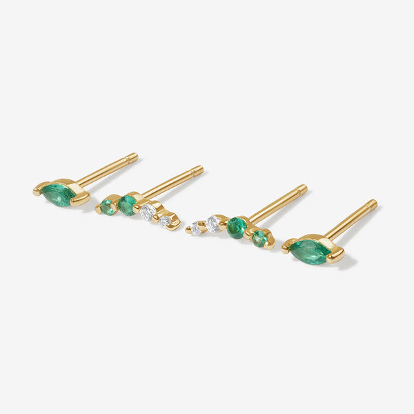 Marsden emerald earring set