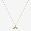 Maxiumus rainbow baguette necklace