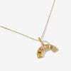 Maxiumus rainbow baguette necklace