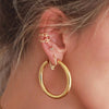 Mercas hoop earrings