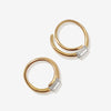 Meta twist earrings