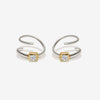 Meta twist earrings