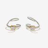Meta twist earrings