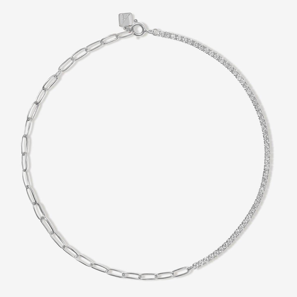 Silver Peter Tennis Bracelet | Adorn Luxe | Adornmonde