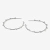 Moss hoop earrings