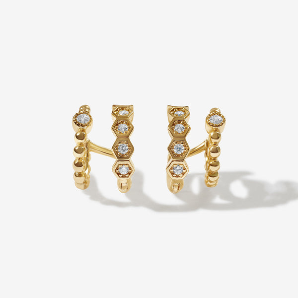 Olina huggie earrings