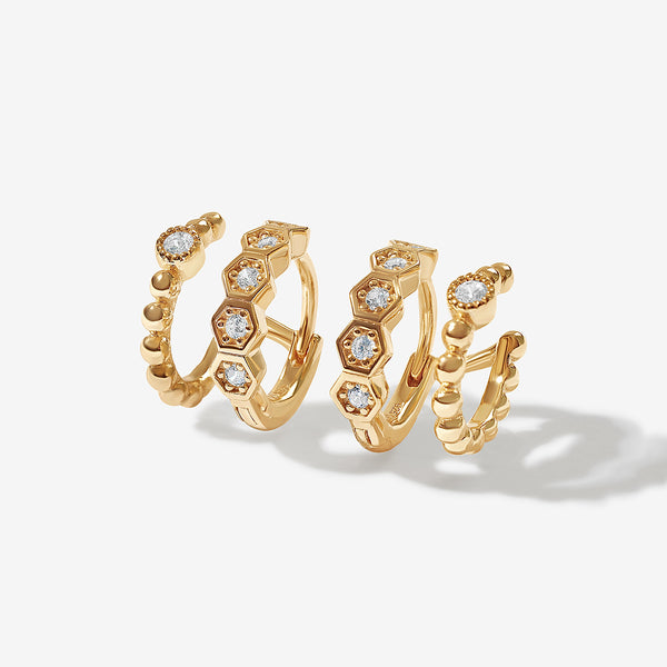 Olina huggie earrings
