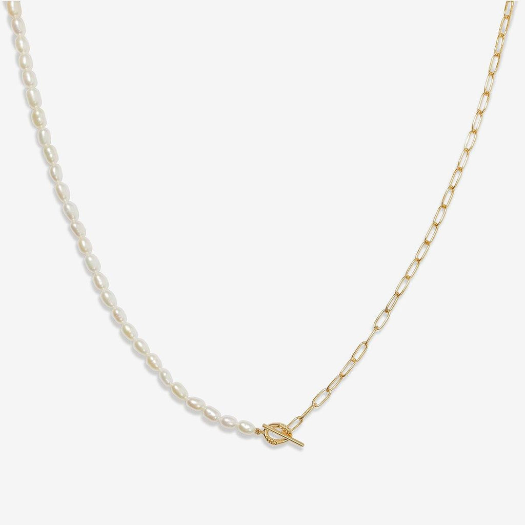 Gold Orson Pearl Necklace | Adorn Luxe | Adornmonde