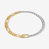 Parker two-tone chain anklet