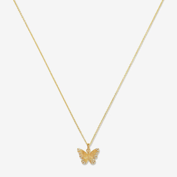 Pavel butterfly charm necklace
