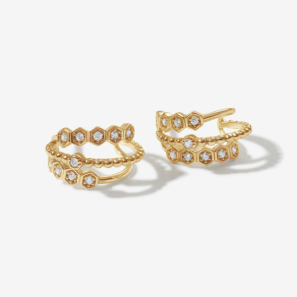 Pello huggie earrings