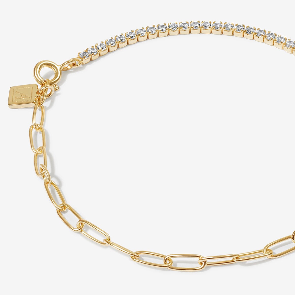 Gold Peter Tennis Bracelet | Adorn Luxe | Adornmonde
