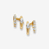 Pluto huggie earrings