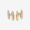 Pluto huggie earrings