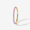 Oburu lavender enamel ring