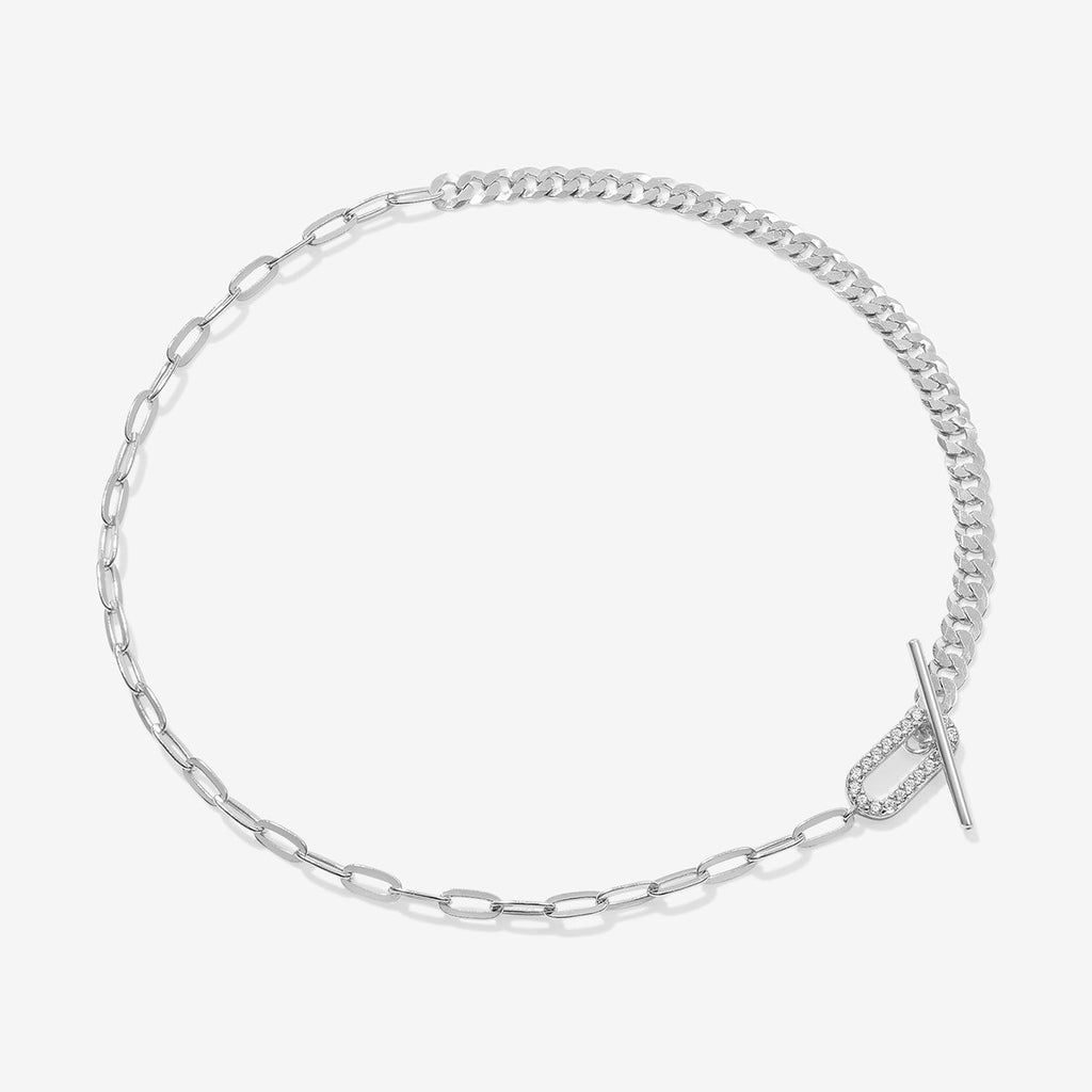 Silver Raise Chain Anklet | Adorn Luxe | Adornmonde