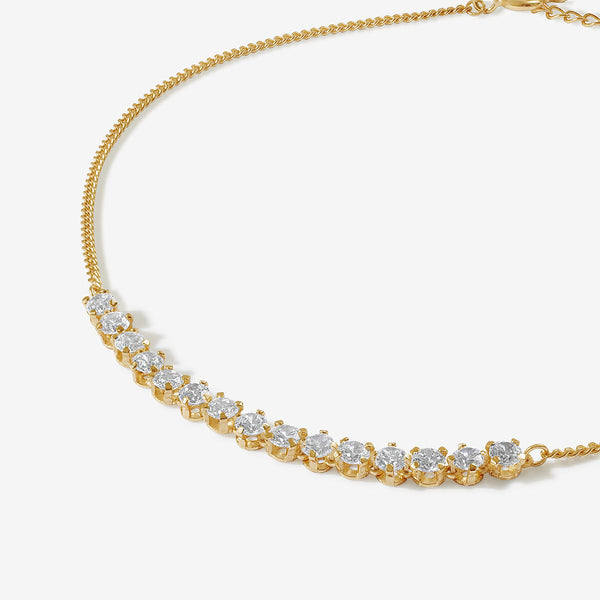 Reen crystal anklet