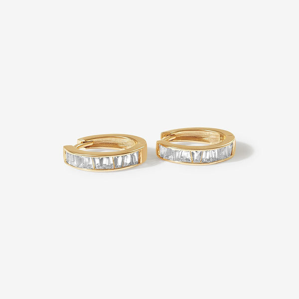 Remy eternity hoop earrings