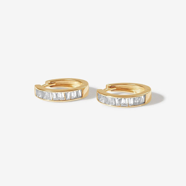 Remy eternity hoop earrings