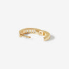 Remy eternity hoop earrings