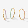 Oburu lavender enamel ring