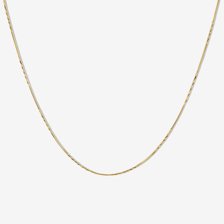 Rudy twisted snake chain necklace