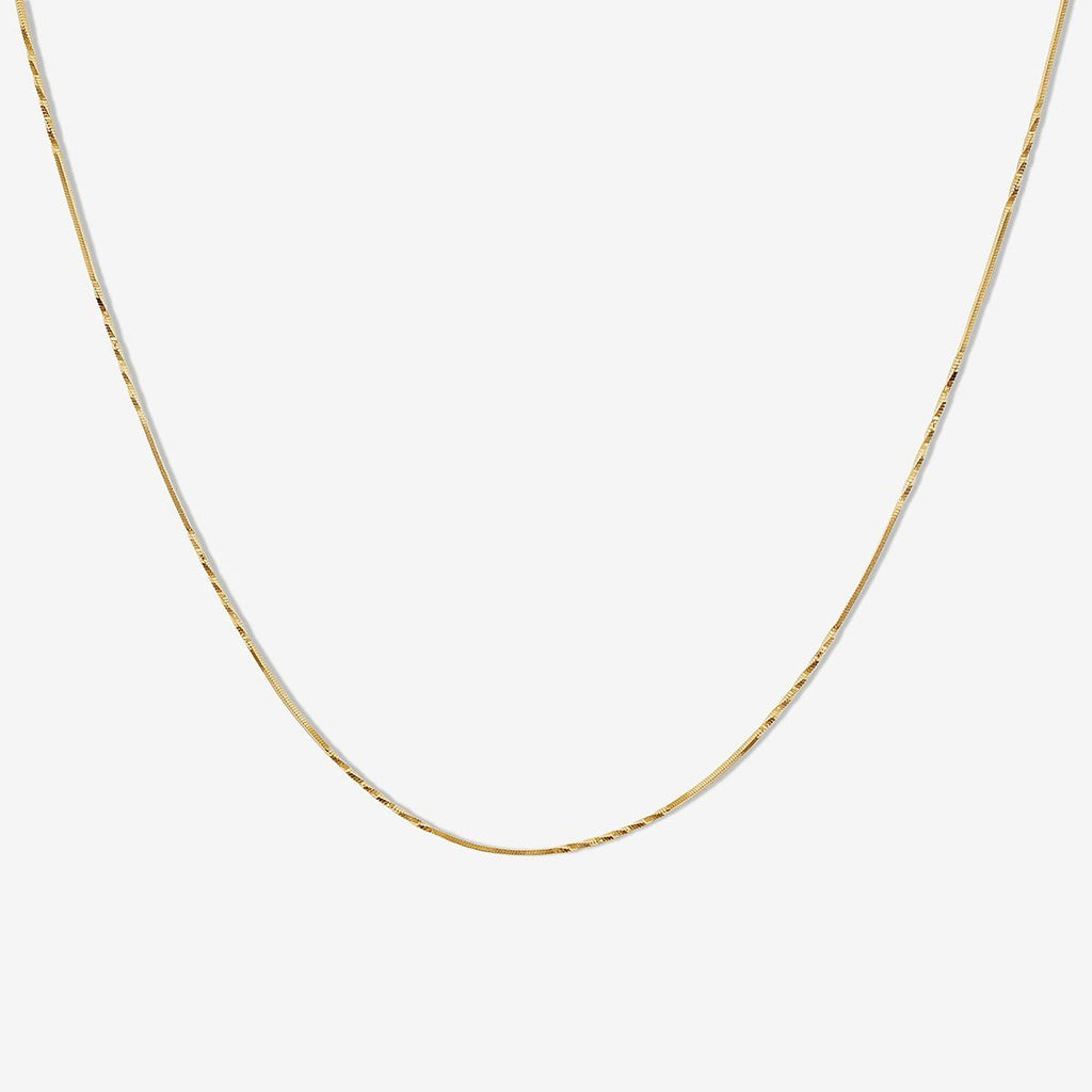 Rudy twisted snake chain necklace