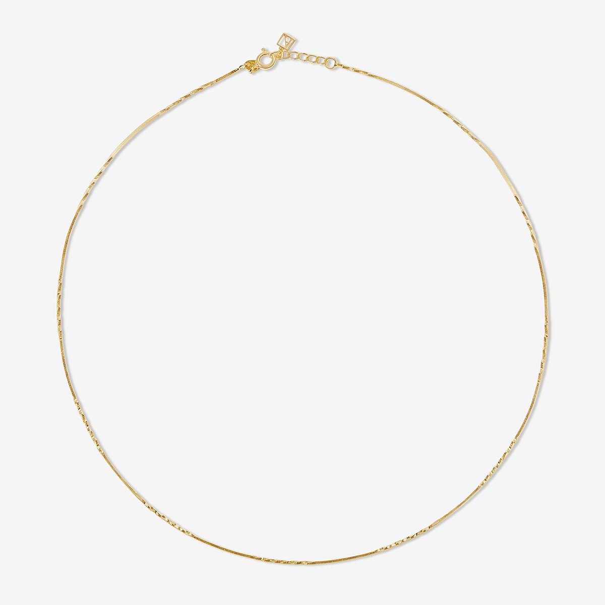 Rudy twisted snake chain necklace