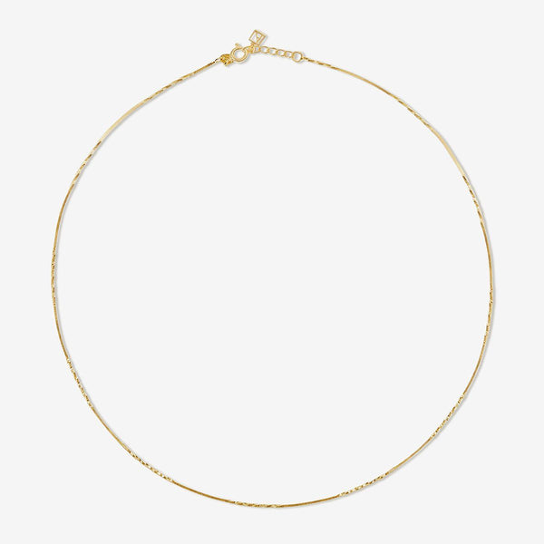 Rudy twisted snake chain necklace