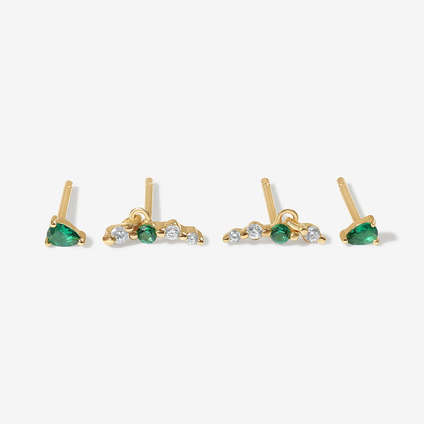 Sams emerald earring set