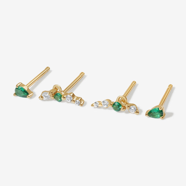 Sams emerald earring set