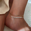 Tejano snake chain anklet
