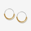 Timo pearl hoop earrings