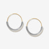 Timo pearl hoop earrings