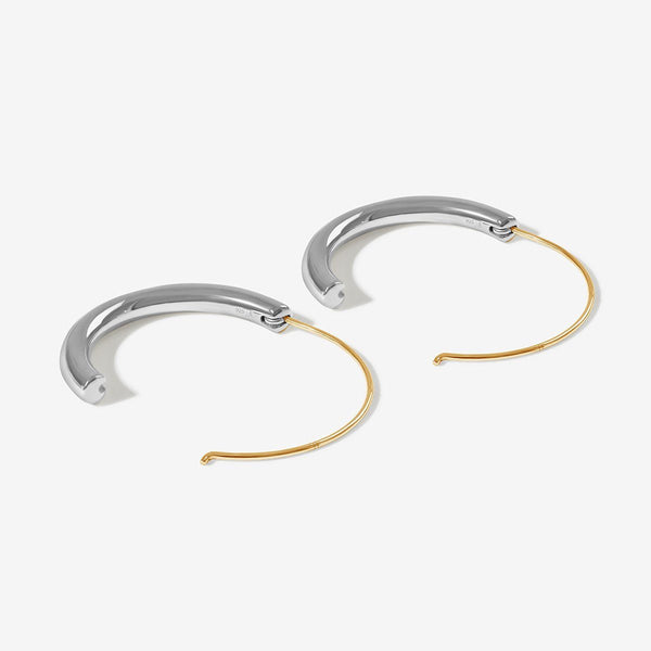 Timo pearl hoop earrings