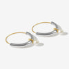 Timo pearl hoop earrings