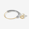 Timo pearl hoop earrings