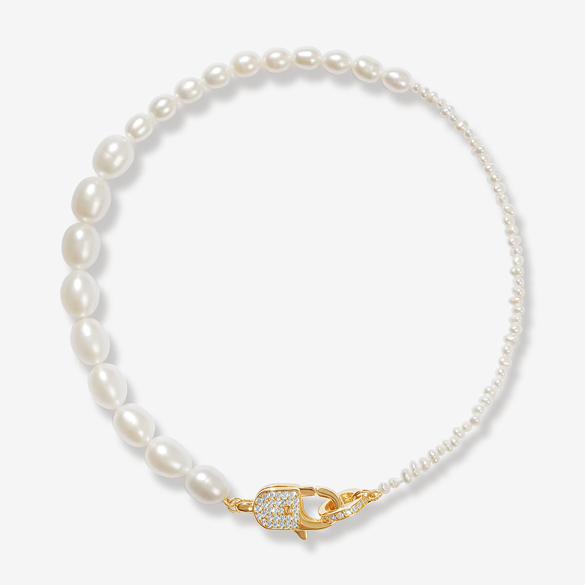 Gold Harrold Pearl Anklet