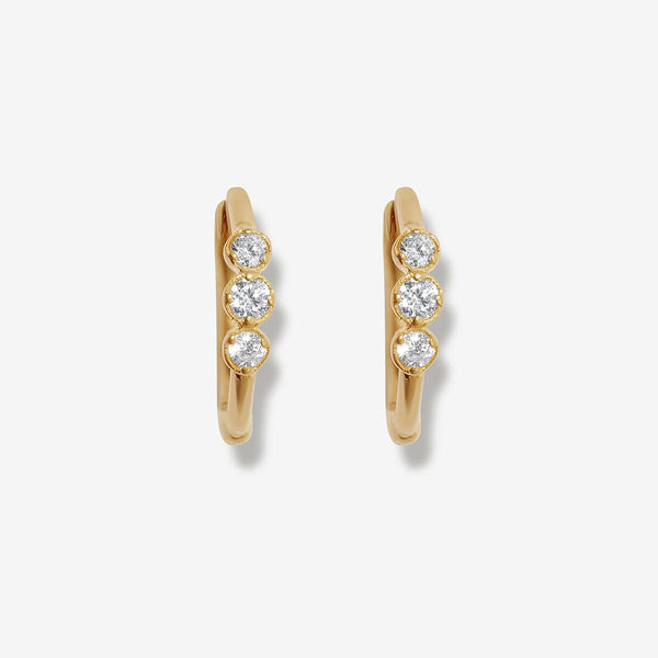 Vian huggie earrings